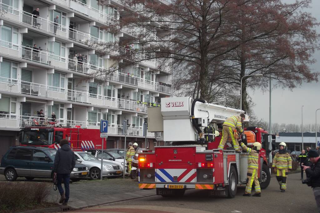 Brandweer groots ingezet