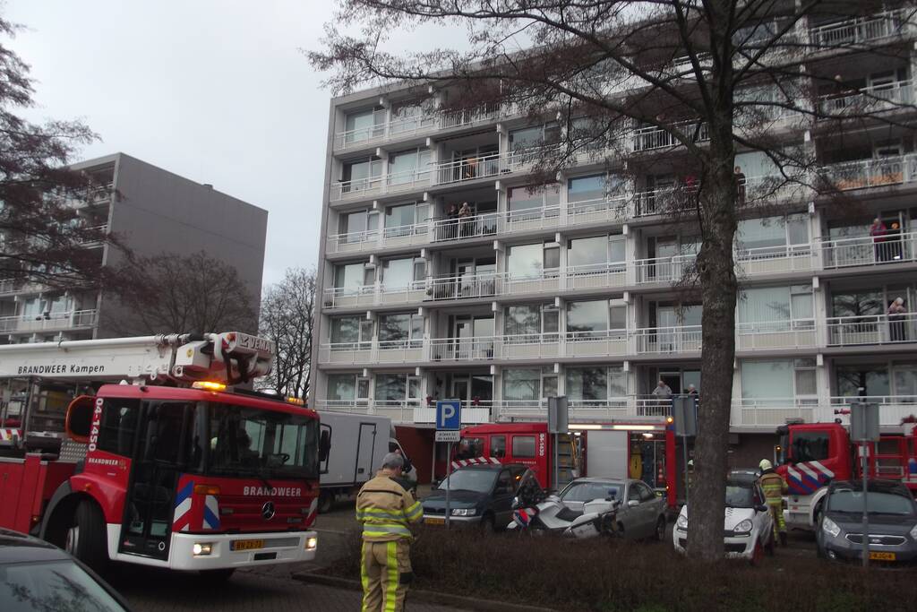 Brandweer groots ingezet