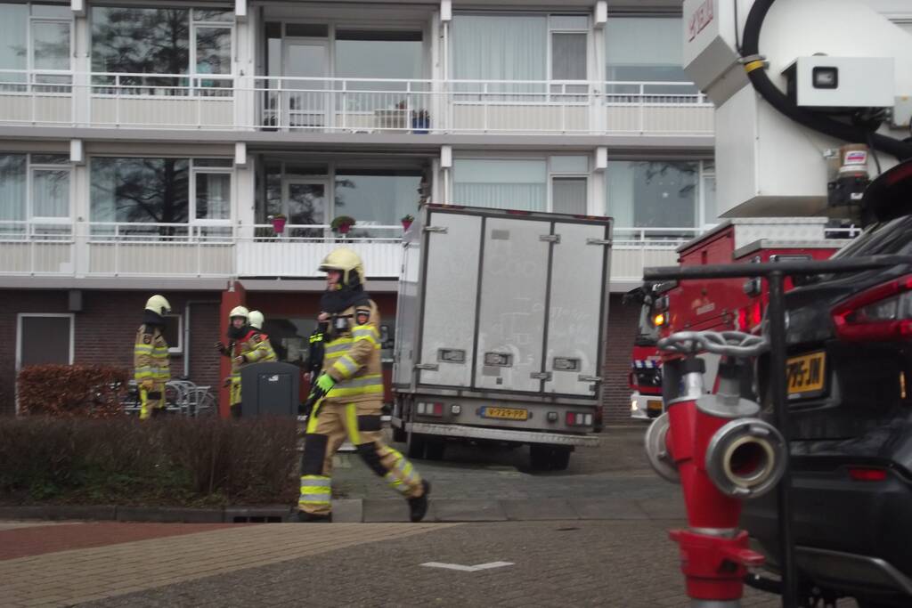 Brandweer groots ingezet