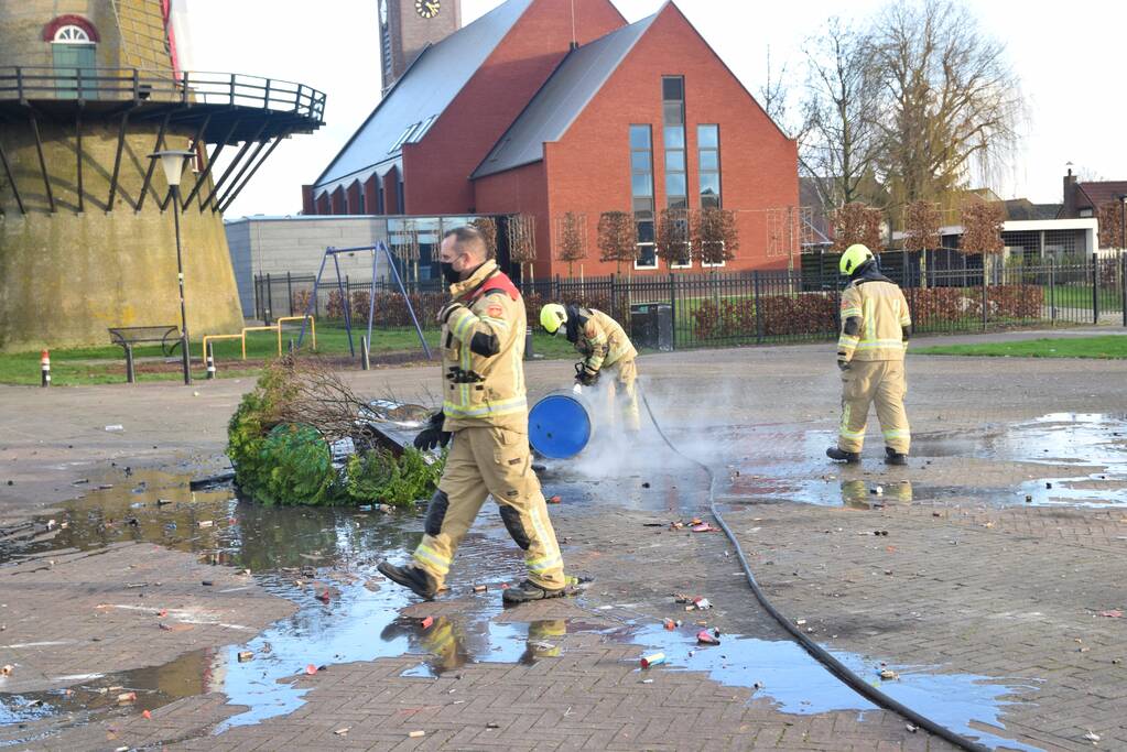 Buitenbrand snel geblust
