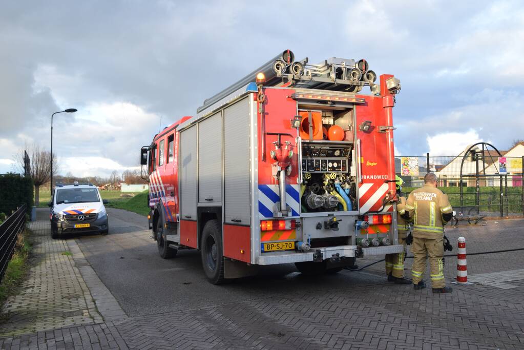 Buitenbrand snel geblust