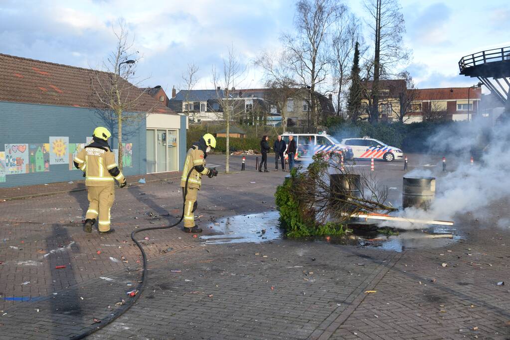 Buitenbrand snel geblust