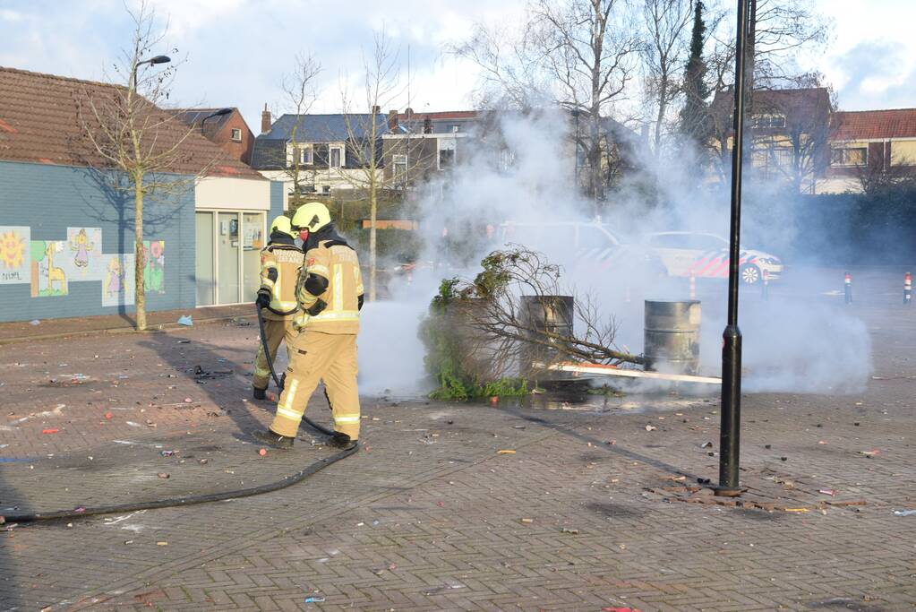 Buitenbrand snel geblust