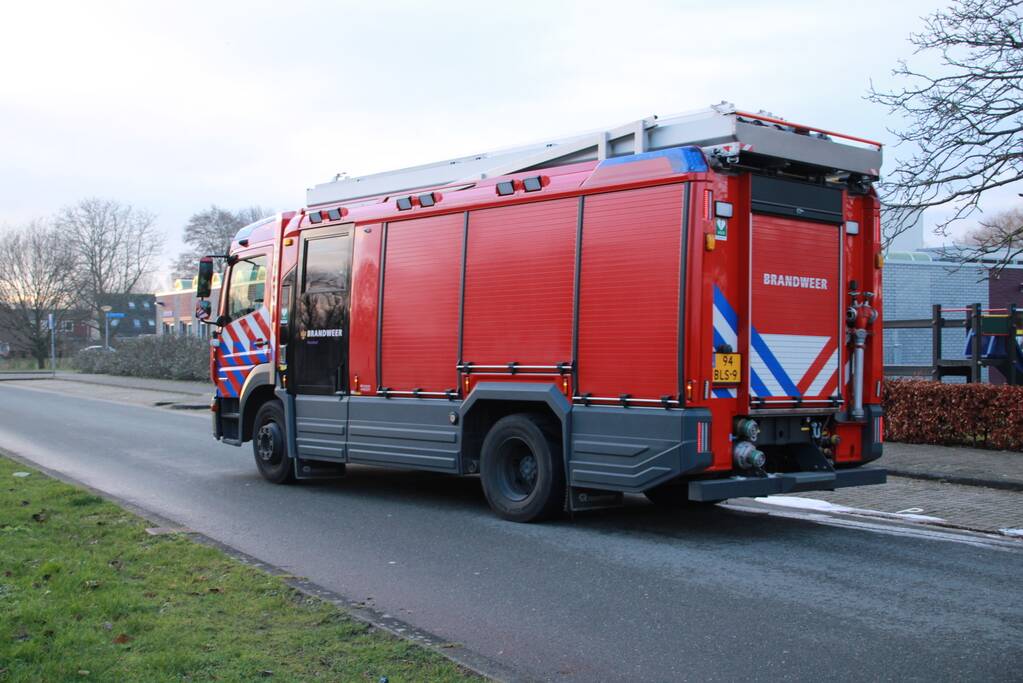 Brand in schuur snel geblust