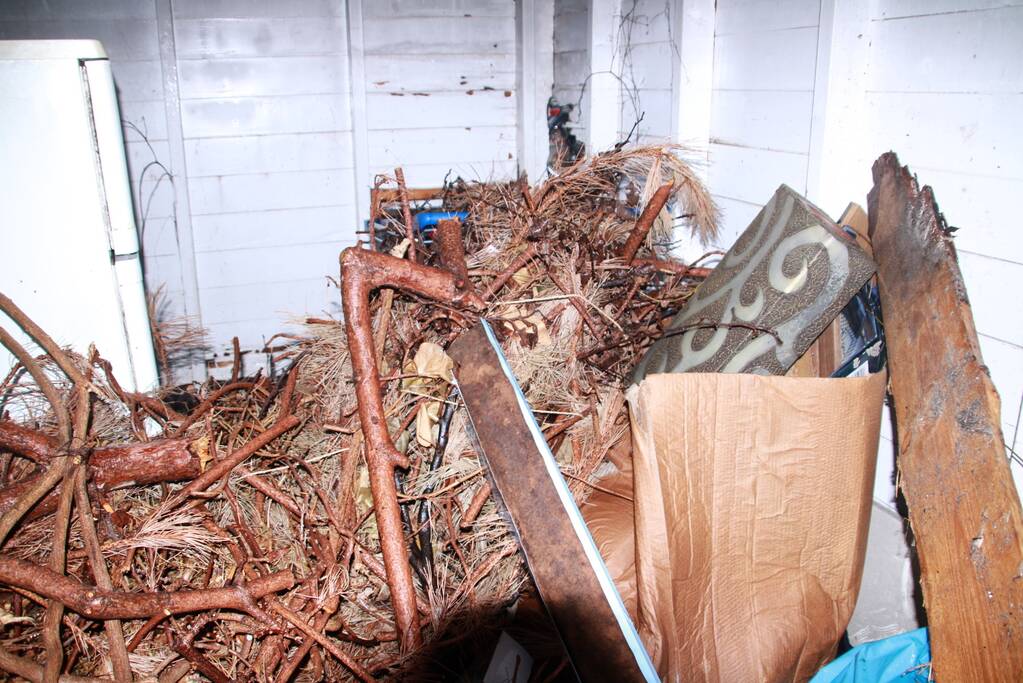 Brand in schuur snel geblust