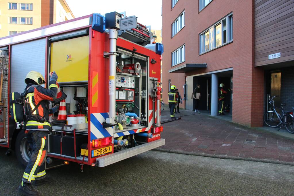 Brand in appartementencomplex
