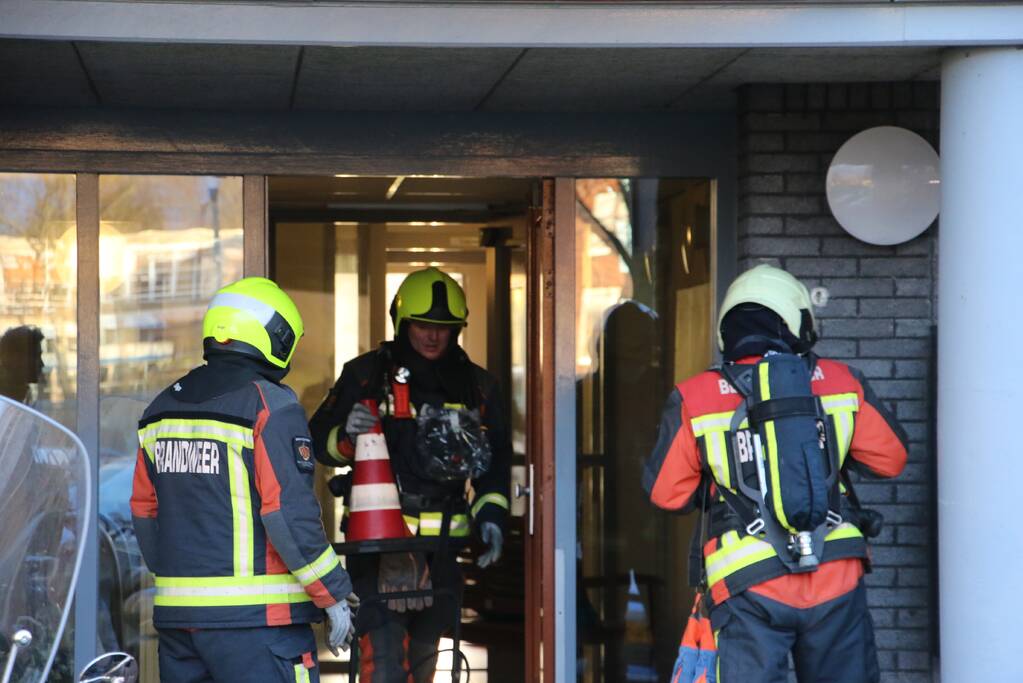 Brand in appartementencomplex