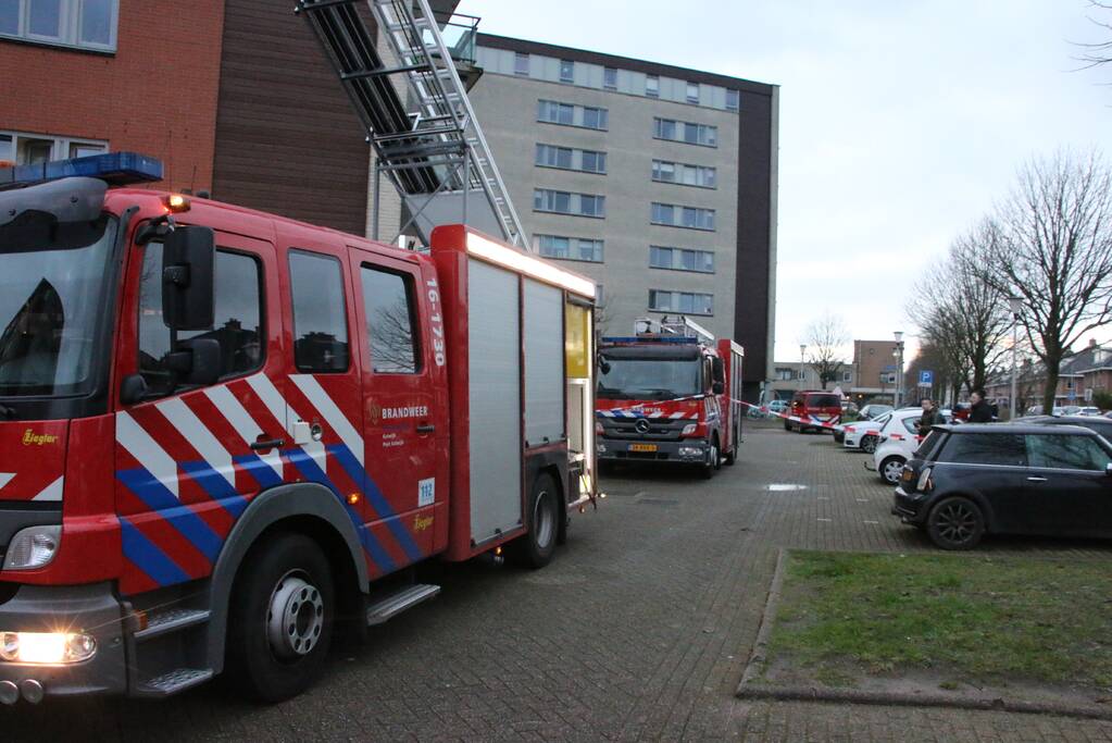 Brand in appartementencomplex