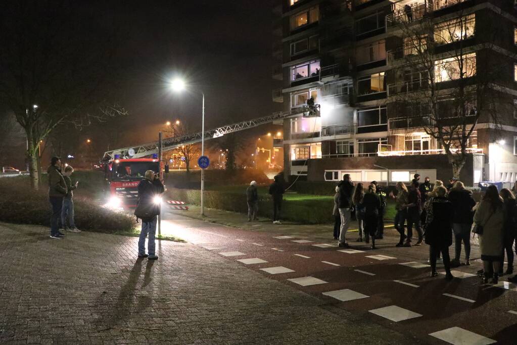 Uitslaande brand in flatwoning