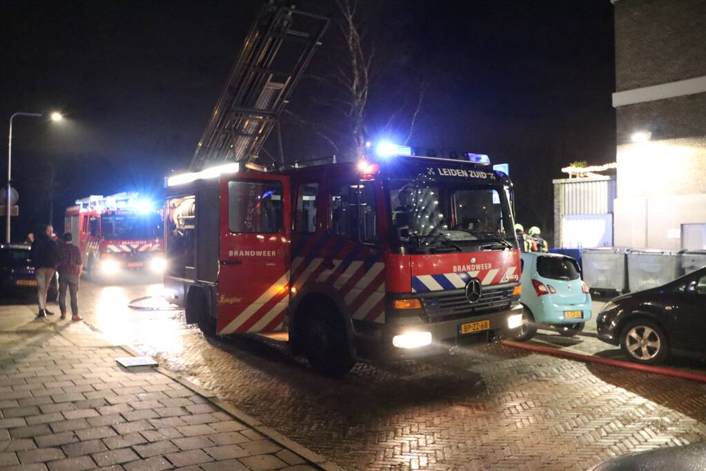 Uitslaande brand in flatwoning