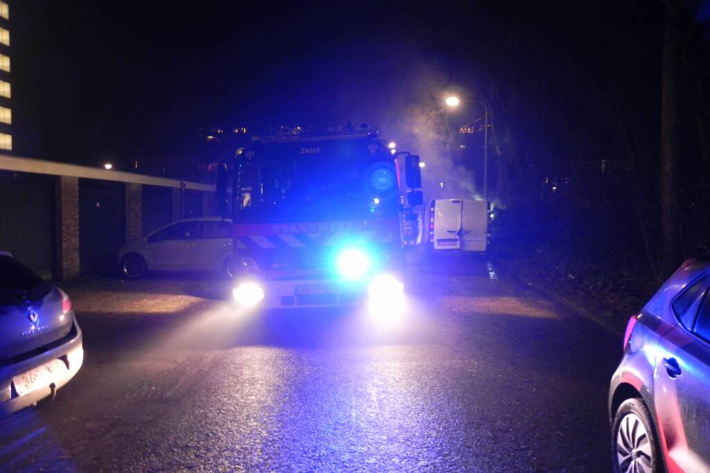 Bestelbus verwoest door brand