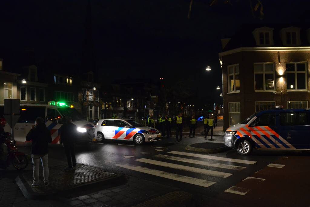 Politie voert charge uit vanwege overlast