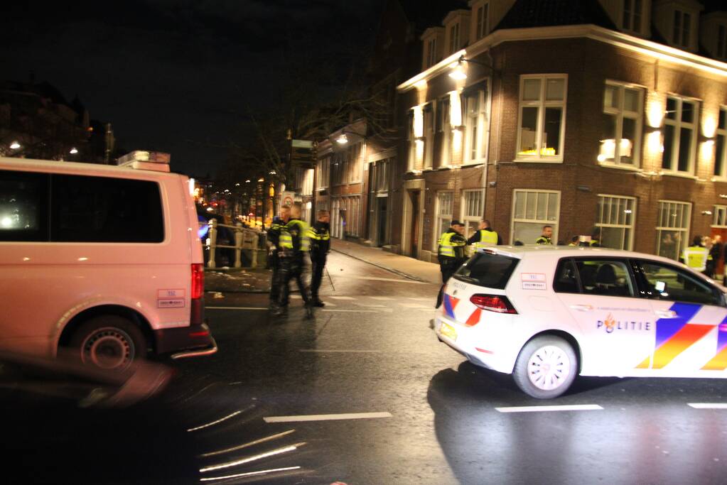 Politie voert charge uit vanwege overlast