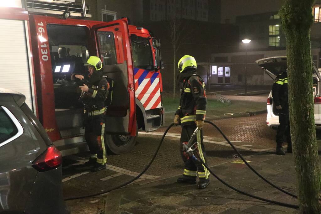 Opnieuw scooter in brand gestoken