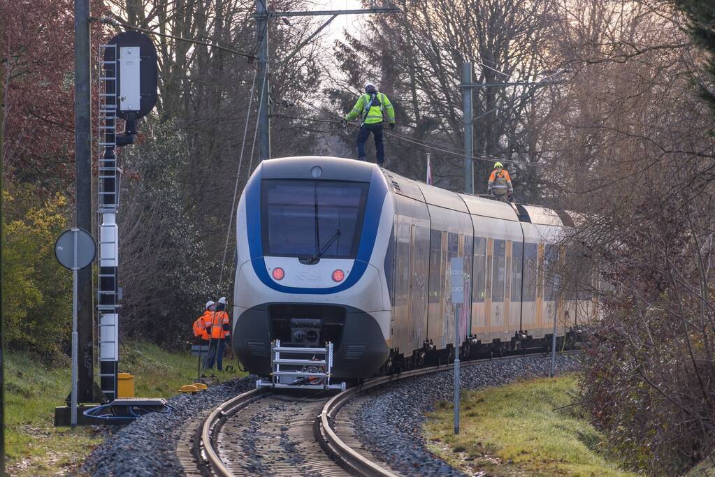 Geen treinverkeer door kapotte bovenleiding