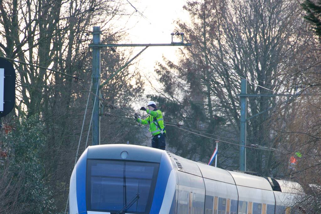 Geen treinverkeer door kapotte bovenleiding
