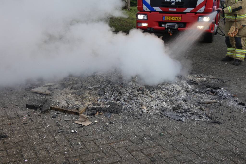 Het laatste vreugde vuur geblust