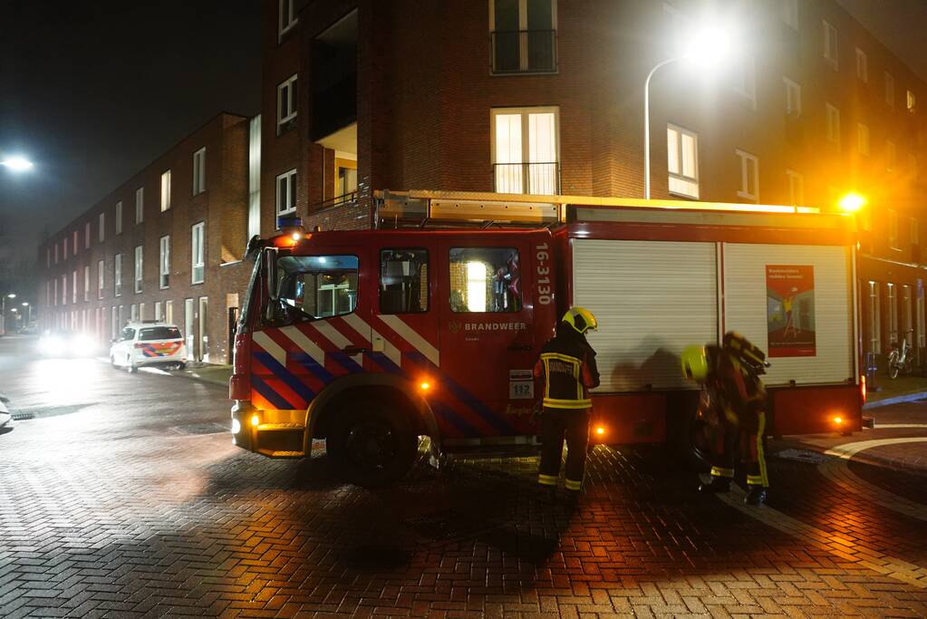 Gebouwbrand blijkt opgeblazen brievenbus
