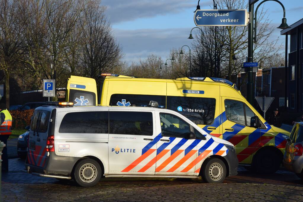 Fietsster gewond bij verkeersongeval