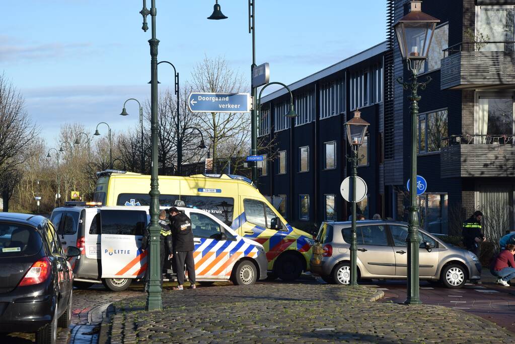 Fietsster gewond bij verkeersongeval