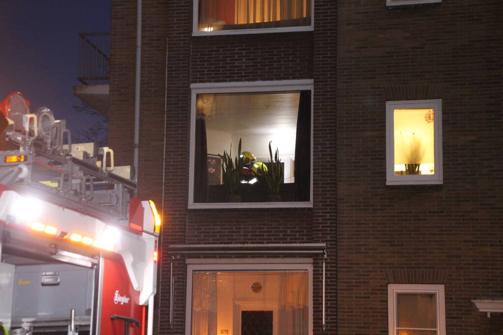 Appartement geventileerd na brand