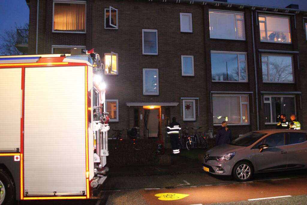 Appartement geventileerd na brand