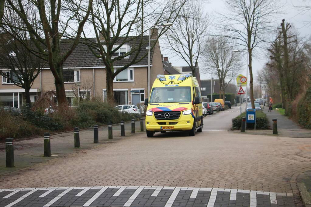 Traumahelikopter landt voor incident in woning