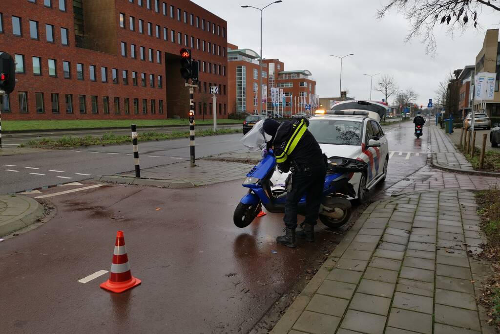 Bestuurder vlucht na korte achtervolging