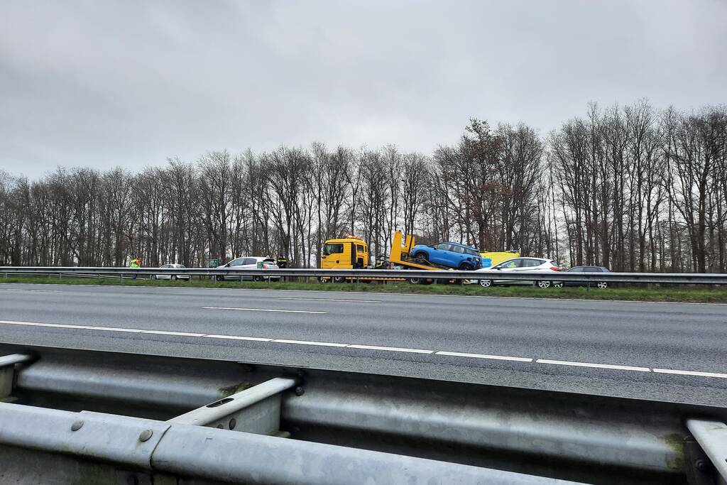 Persoon gewond bij ongeval op snelweg