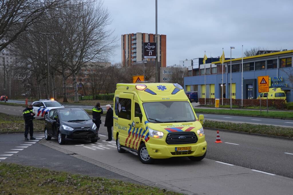 Gewonde na eenzijdige botsing