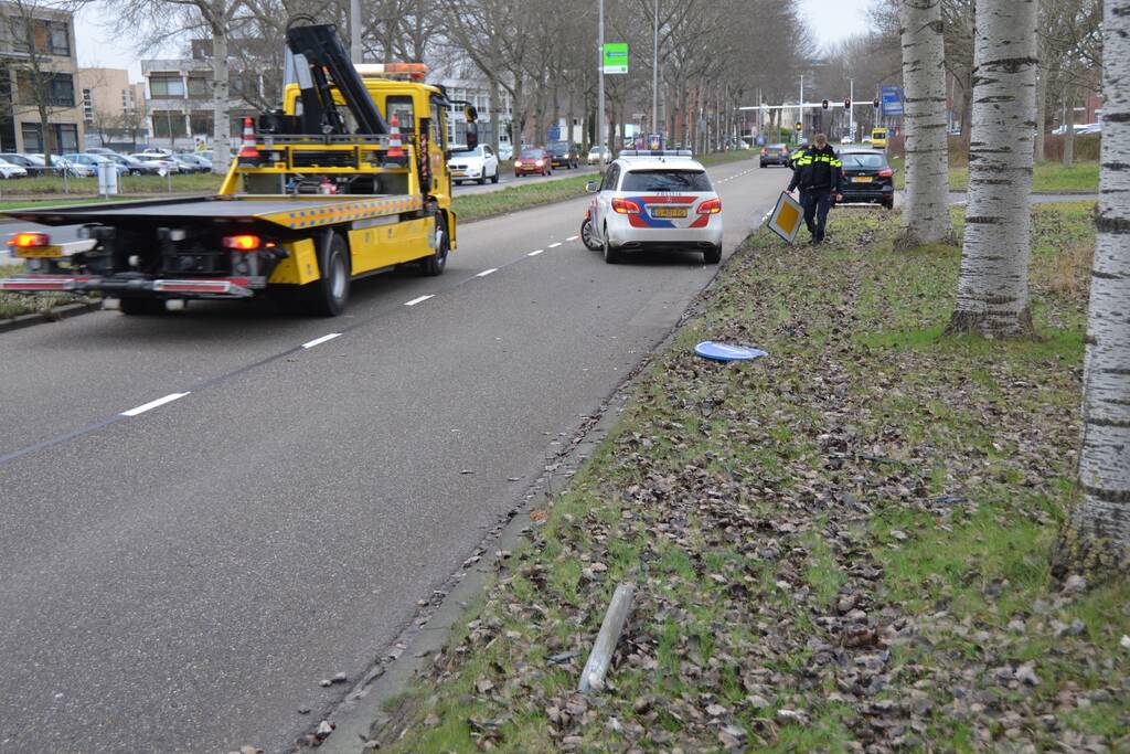 Gewonde na eenzijdige botsing