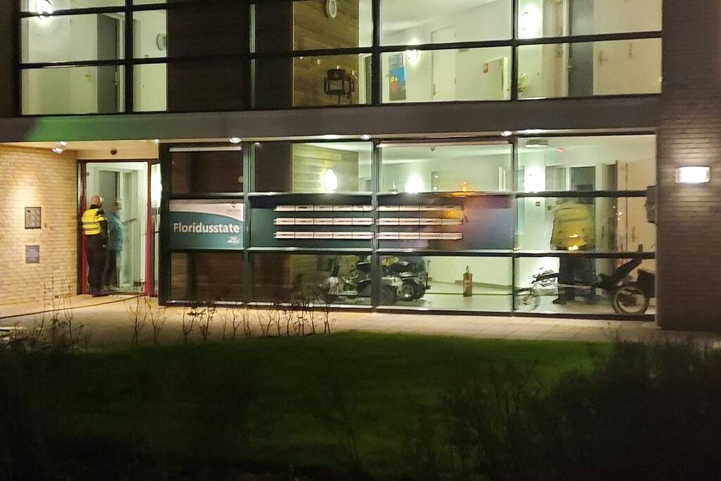 Brand in aanleunwoning Floridusstate