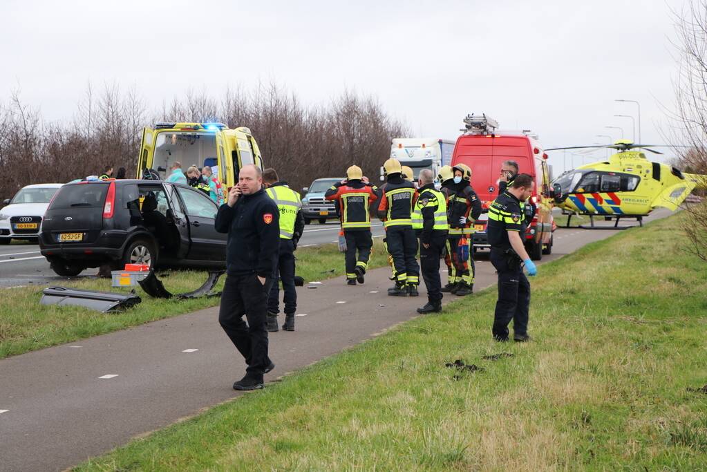Persoon overleden bij ernstig ongeval