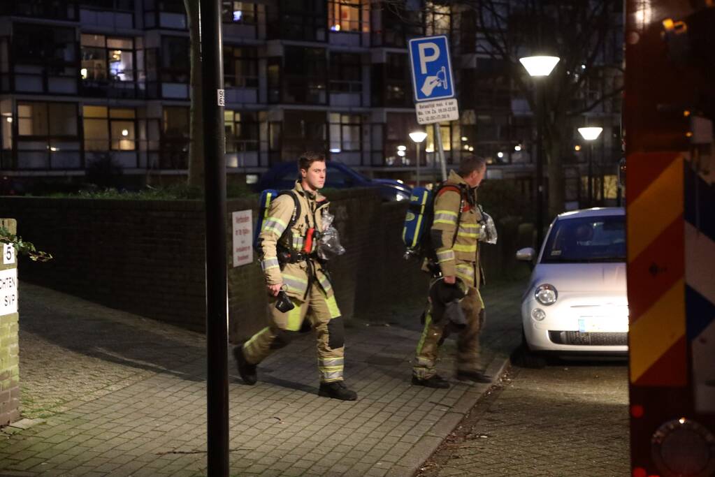 Brand in woning Otto Scheltusflat