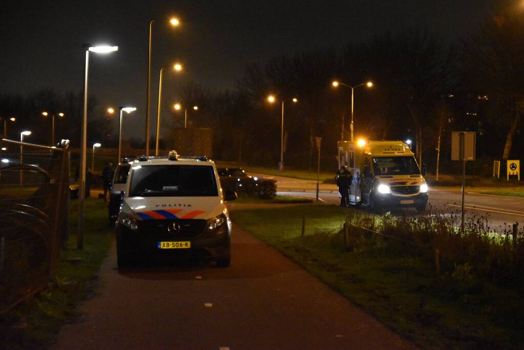 Bromfietser gewond bij eenzijding ongeval