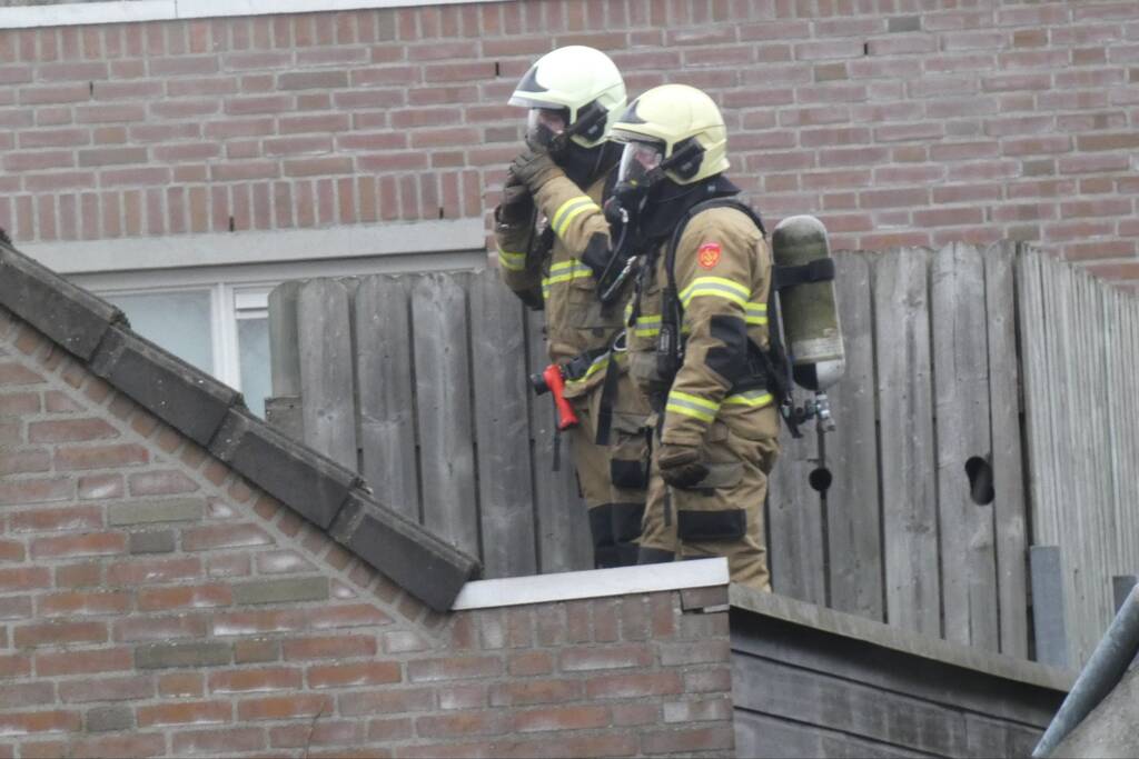 Veel rook bij brand in winkel