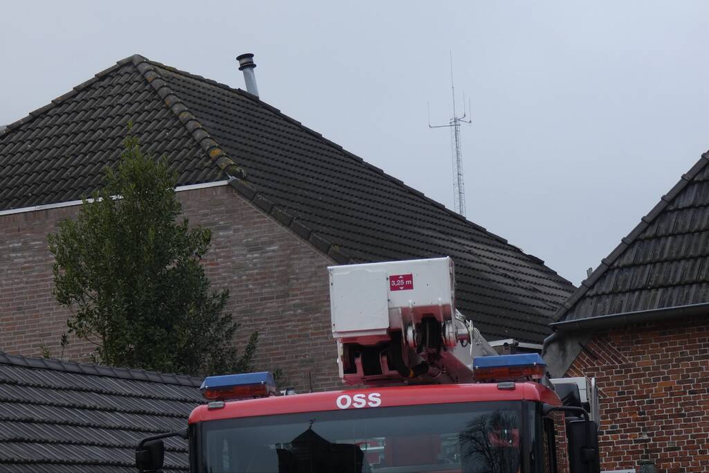 Veel rook bij brand in winkel