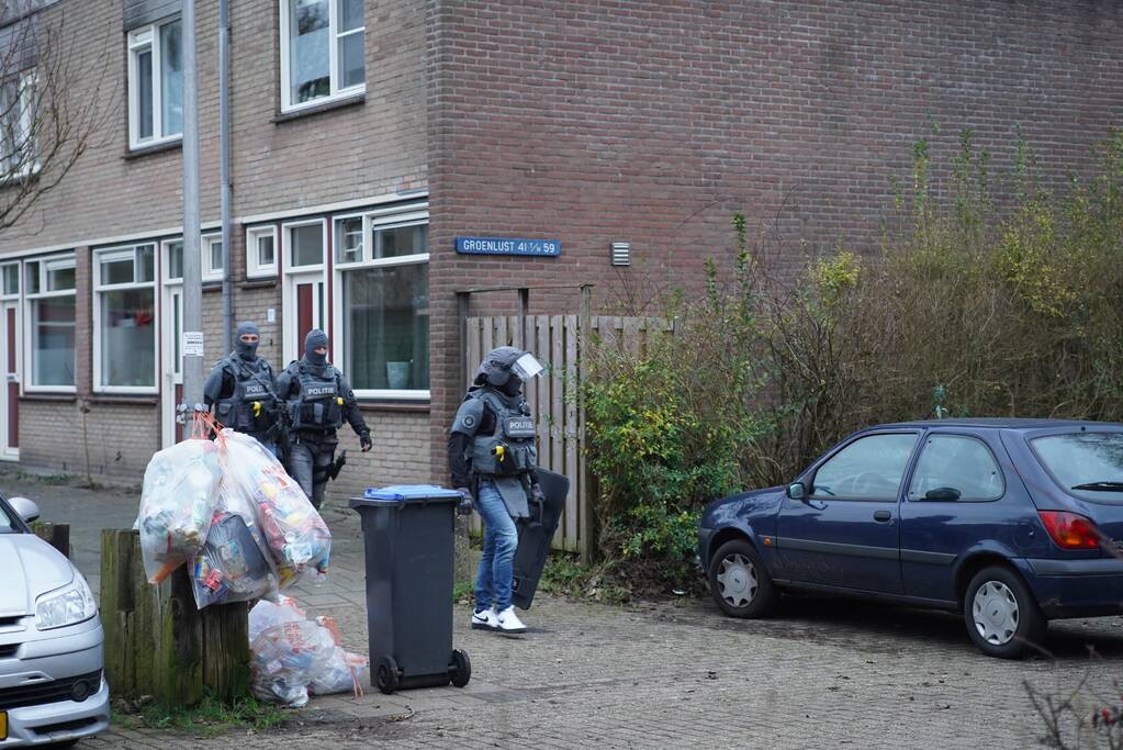 Inval in woning door arrestatieteam