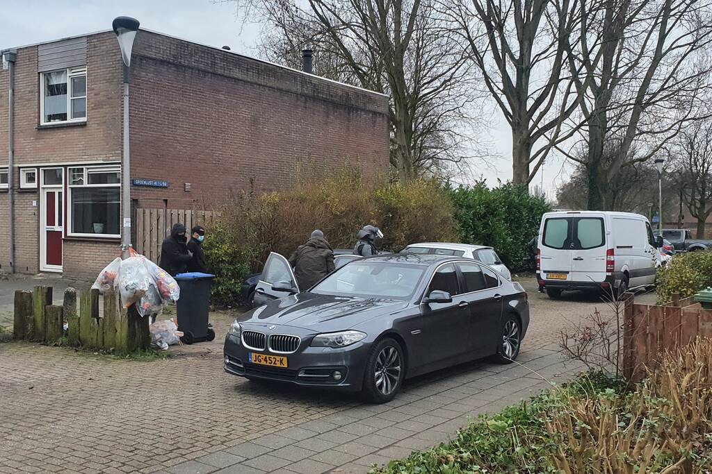 Inval in woning door arrestatieteam