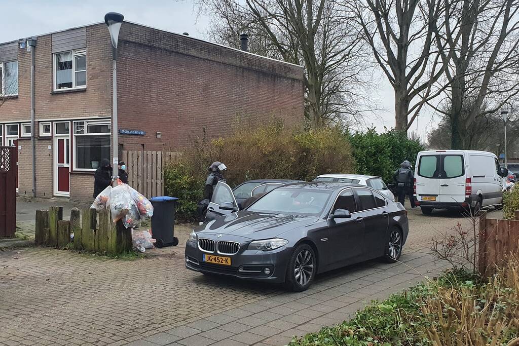 Inval in woning door arrestatieteam