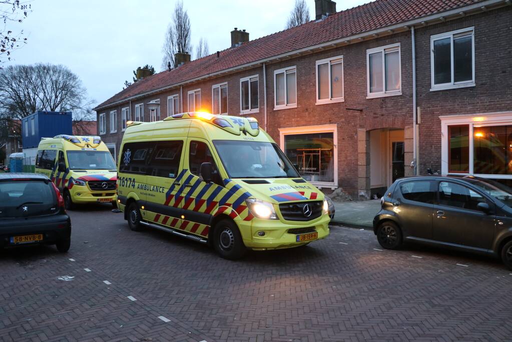 Traumahelikopter landt voor incident in woning