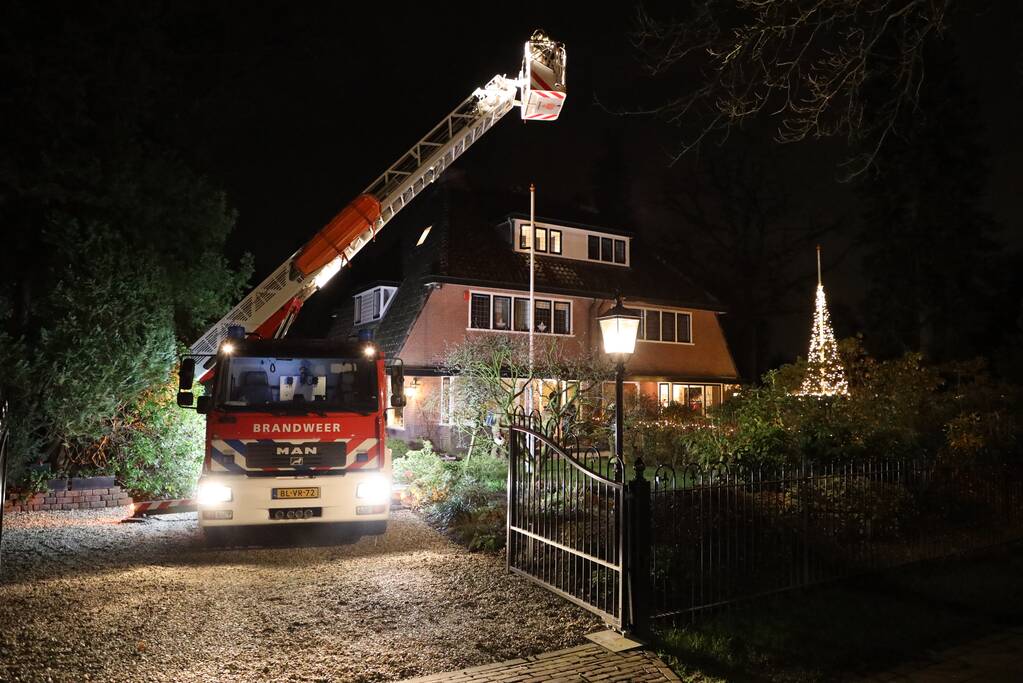 Schoorsteenbrand snel geblust