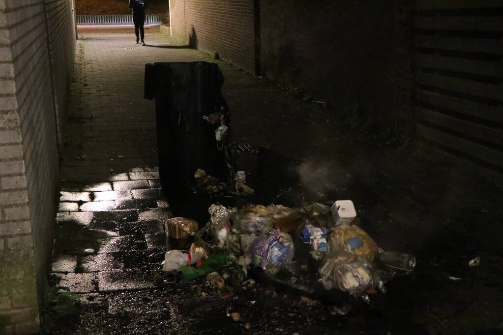 Container in brand gevlogen