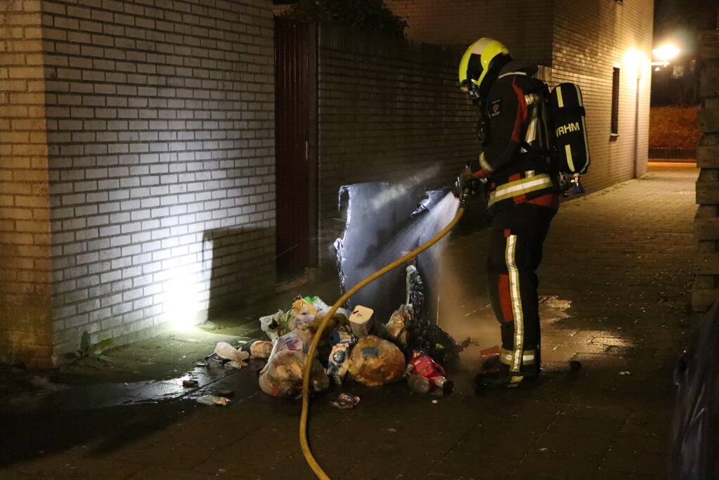 Container in brand gevlogen
