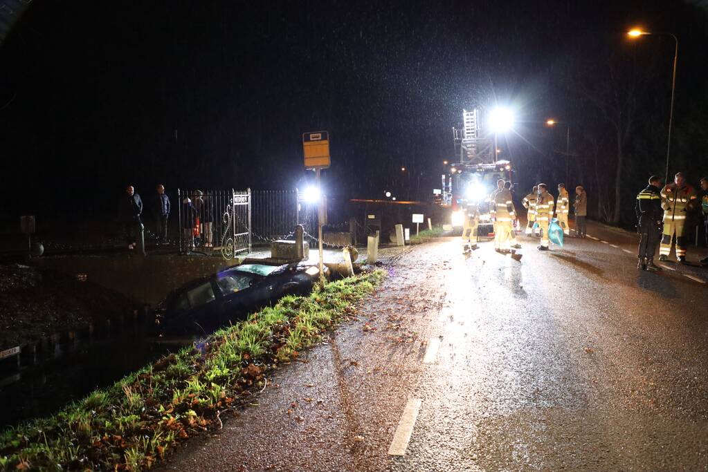 Auto te water geraakt