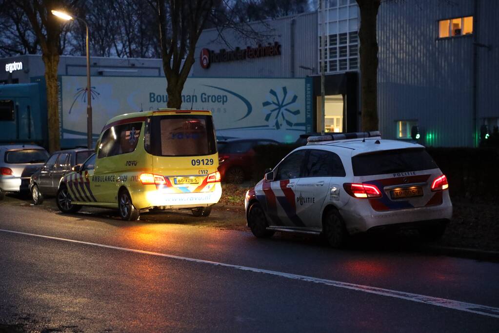 Fietser gewond bij botsing met auto