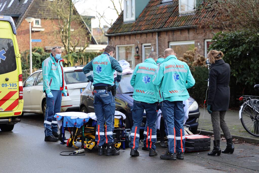 Fietsster gewond na valpartij