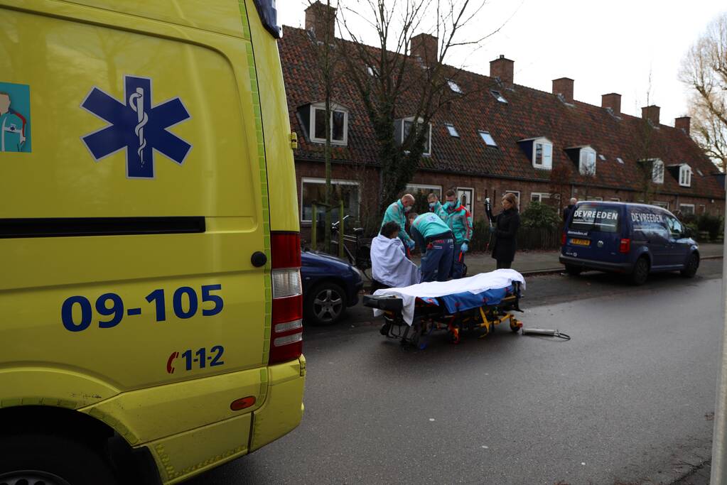 Fietsster gewond na valpartij