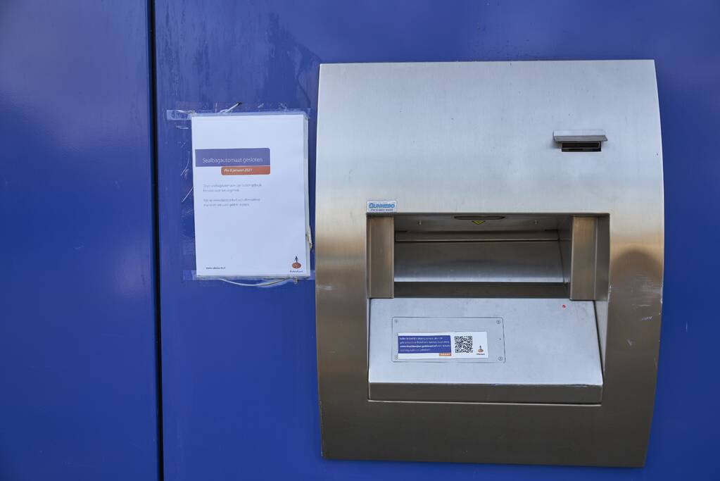 Sealbagautomaat Rabobank gesloten