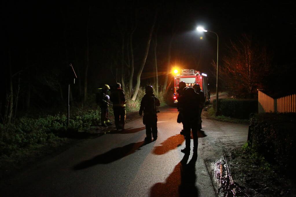 Wegdek gereinigd na brandstoflek